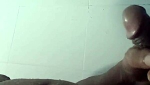 rohitjames flexes muscular legs in first country massage homemade clip