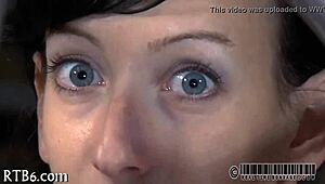 check out this intense sadomasochism with her bound tight in ropes