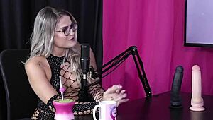 Glamorous Brazilian Blonde Strips Naked Gets Pussy Licked In Motel Lockdown