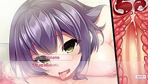 Hentai Slut Hinano's Big Tits Bounce as Monster Cock Creampies Her Fat Ass in Route 11 Finale!