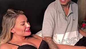 I can't get enough of this hot threesome fun with the hung guy