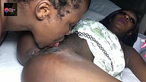 ebony lesbians rip clothes squirt big clits dripping wet pussies close up