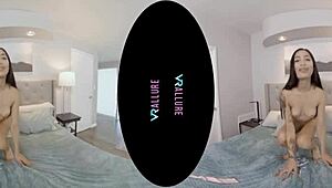 avery black vibes her tight pussy in vrallure solo play