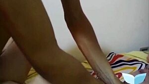 My lover's slamming my pussy while boyfriend's out with friends 😈🍆💦