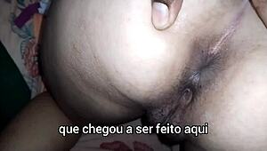 cuckold's wife orgasms wildly right in front of him