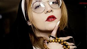 exotic freirinha madalena strips in pierced nipples stockings photoshoot!