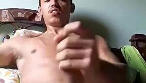 Compilation Of Young Tanned Hunk Jerking Off Part 1