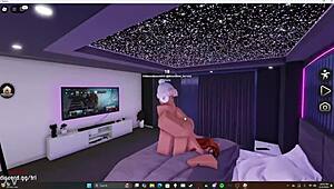 Redhead Slut Devours Massive White Cock Deep