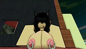 Fucking My Huge Ass Big Tits Slutty Roblox Friend Hard and Deep