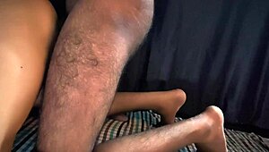 Woman takes first anal fist fuck bent over in doggystyle with monster cock and stockings