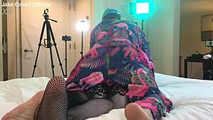 rapper pounds goth ts ass in wild crossdressing emo fuck frenzy