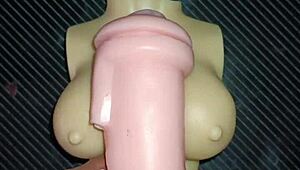 trio kissy dolly spread tight pussy ass creampie desk fuck cum tits