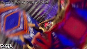 humongous black bbw thammy leviemont spreads huge tits and ass for machine fucking