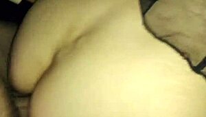 peep behind scenes of milf in lingerie stockings home filming