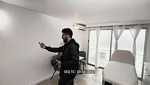 Hey, juan bustos sneaks voyeur vid of zamantha lopez blowing ray dimarco backstage! 📹😜🔥