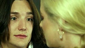 Petite shy blonde teen sophia locke kisses fucks deepthroats river lynn at holiday party