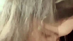 Petite Italian doll gets deepthroated even without real cock