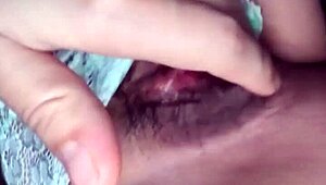 young colombian latina fingers her pussy solo in uber ride