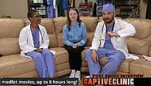serena morgan as nurse spreads for patient in pov hospital roleplay