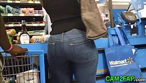 what's hiding in this fat bbw ass on secret cam?