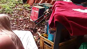 i'm pounding this blonde slut's tight ass sex toy hole