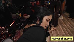 nia bleu's natural big tits wrap brett maker's monster cock for hard titfuck and pussy pounding