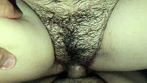 Creampie głęboko w soczystej owłosionej cipie mojej grubej latynoskiej szwagierki