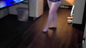 what if sneaky gf shows lingerie to black neighbor while bf waits next door? 