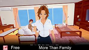 Is more than family turning you on in this hentai game?