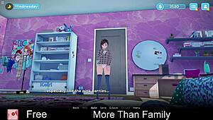 Is more than family turning you on in this hentai game?