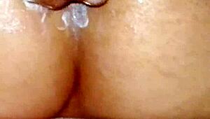 wanna watch this couple fuck wife's ass and pussy up close in bedroom?