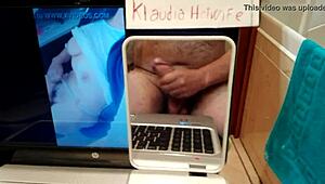 Damn im tribute'n klaudia hotwife ridin biker cock makin me bust nuts every time