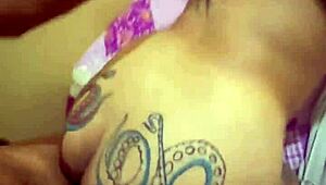 Latina begs fan to impregnate her pouring tons of cum straight into her vagina!