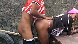 oh god fuck me harder outside, make my petite pussy scream and talk dirty rough