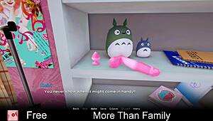 Is more than family turning you on in this hentai game?