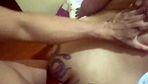 Latina begs fan to impregnate her pouring tons of cum straight into her vagina!