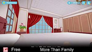 Is more than family turning you on in this hentai game?
