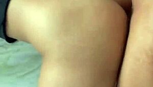 Best Friend's Big Ass Cowgirl Bounces Lead to Creampie Explosion Inside Her