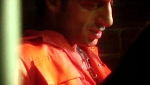 horny prisoner ravages two naughty sluts in wild threesome