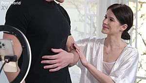 hot and horny sophie weber uh stretches her ass with neighbours thick cock gp3165