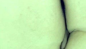 She got lover's gift and squirted hard on her pussy from the tiny present thrill