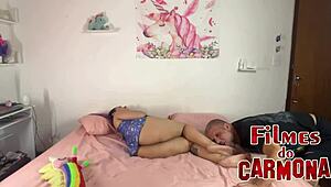 Wanna see me bareback assfuck my stepdaughter's wet pussy with my monster cock?