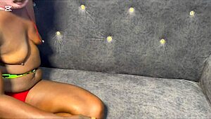 Chubby Ebony Girlfriend Collapses Bent Over Doggy On Big Cock In Bedroom