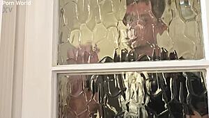 hot and horny sophie weber uh stretches her ass with neighbours thick cock gp3165