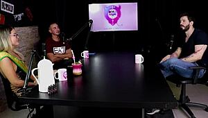 Blonde Brazilian Swingers Play BDSM Games with Toys in Lingerie