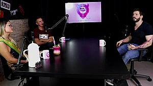 Blonde Brazilian Swingers Play BDSM Games with Toys in Lingerie