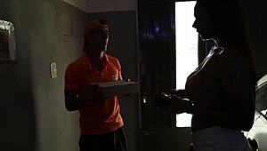 Trio with rappi guy humiliating ebony big ass milf monster cock facial