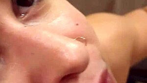 kalena mitrak lets follower fuck tight ass cum mouth