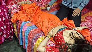 hey cute saree bhabhi you're getting playful with devar after that ice massage turns into rough fun...