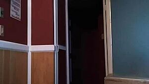 dominant feet slam heavy into swollen balls repeatedly